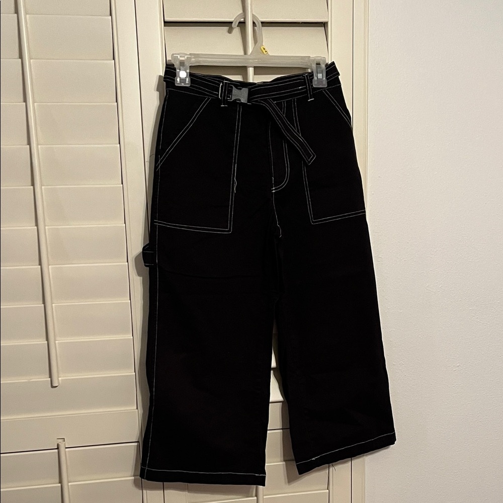 4/$25 SALE Wild Fable Size 2 Grunge Punk Black Cargo Pants Y2K Avril Lavigne